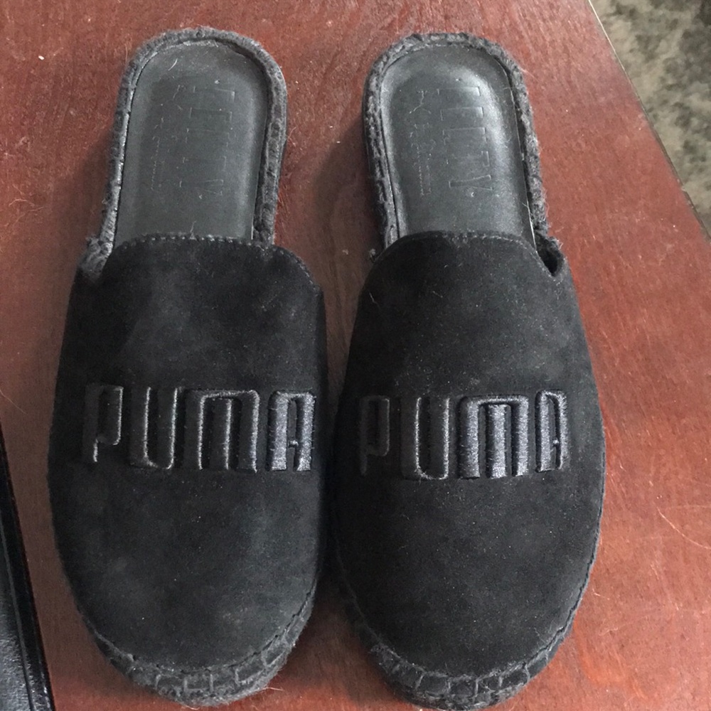 Puma x Fenty suede backless espadrilles